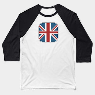 united kingdom flag pixel art Baseball T-Shirt